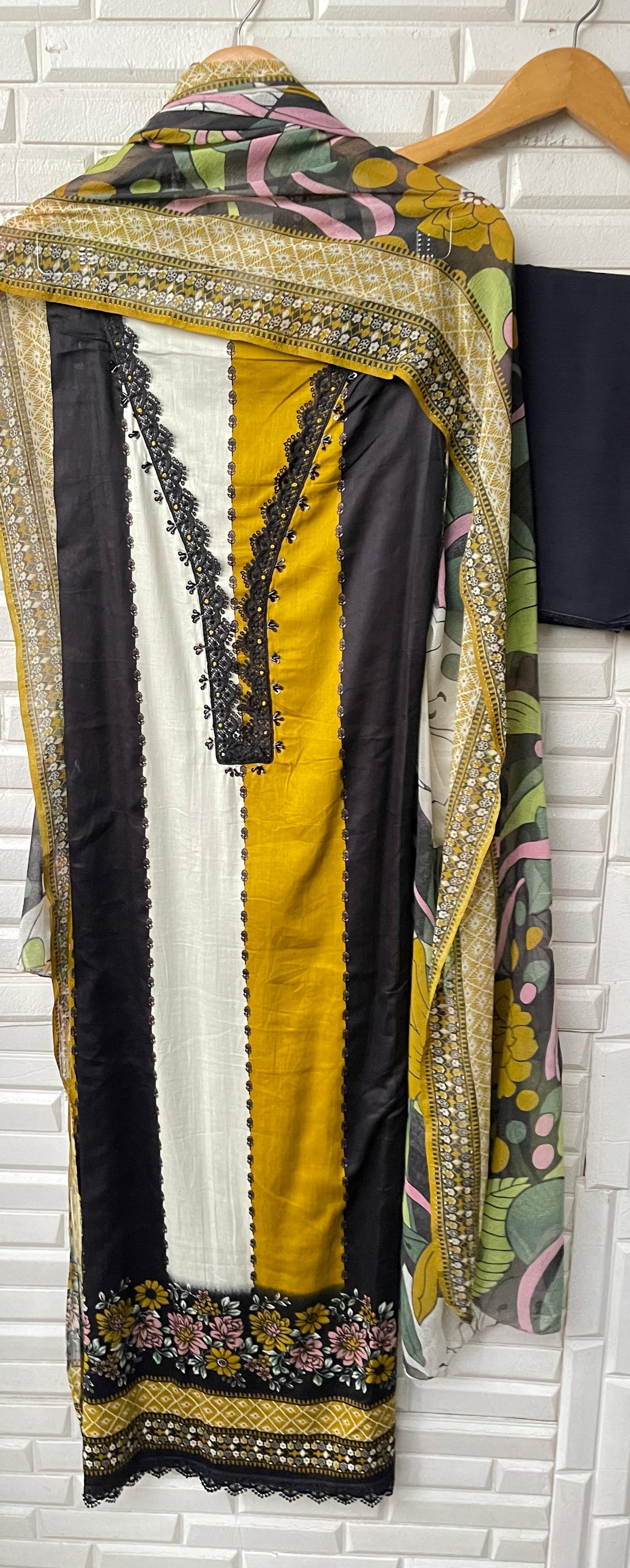 Cotton unstitched ladies suit Rc17463