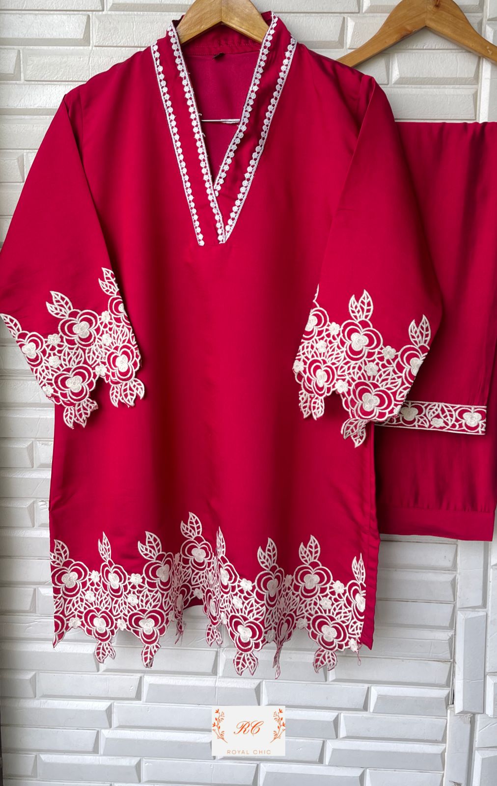 Muslin Ready to Wear Co-ord Set Rc12082(b)