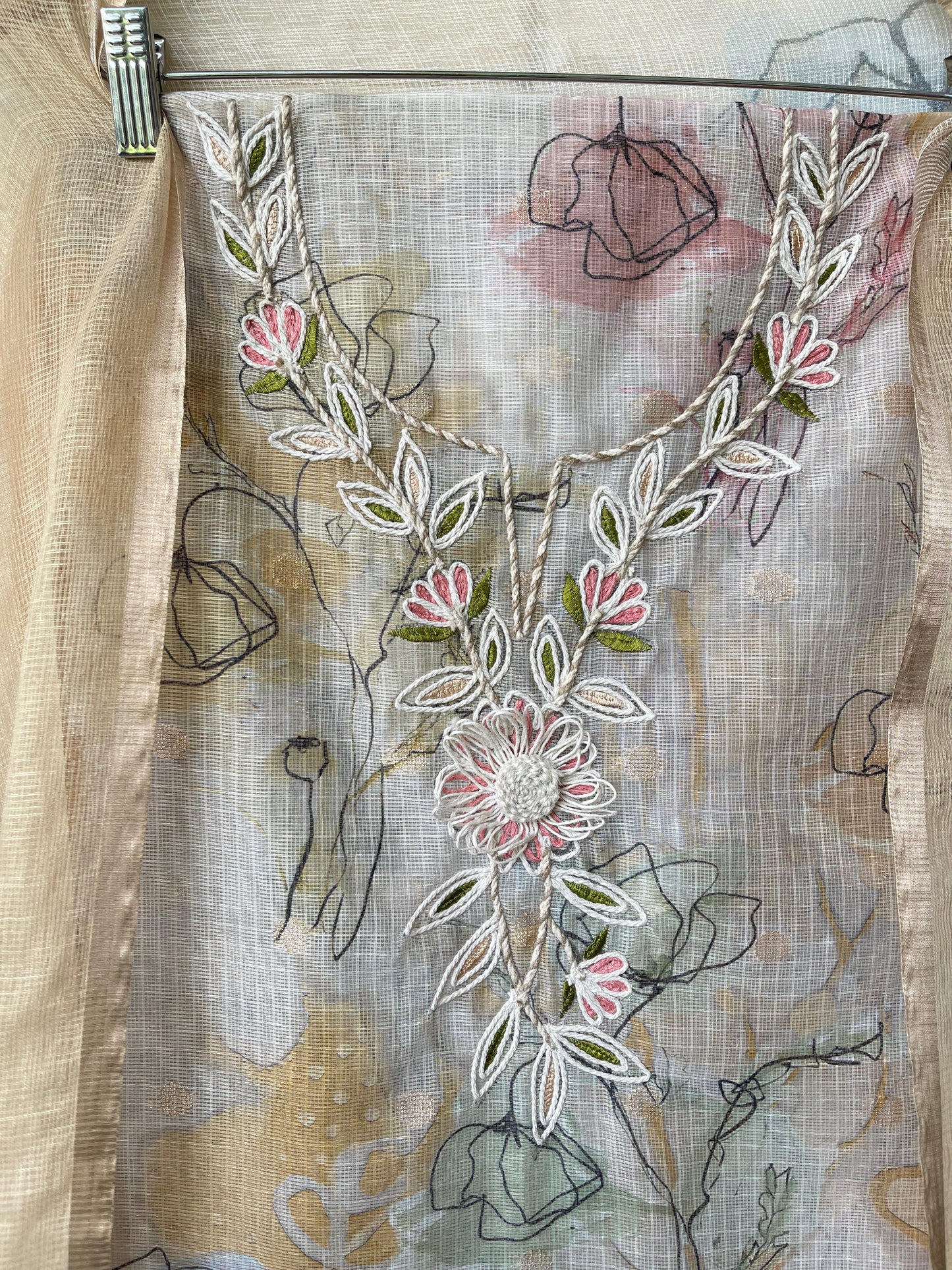 Kota doriya unstitched ladies suit Rc17425
