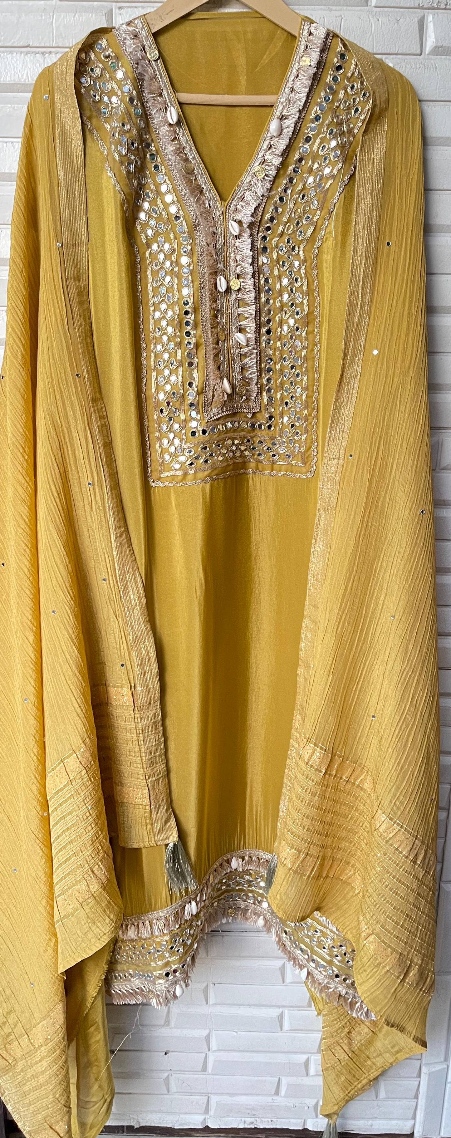 Shimmer silk semi stitched ladies suit Rc17535 (a)