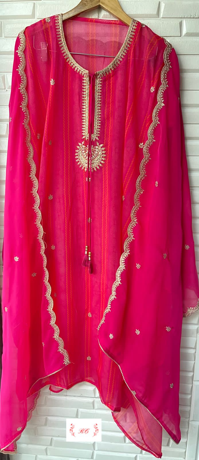 Organza Unstitched Ladies Suits Rc 15116