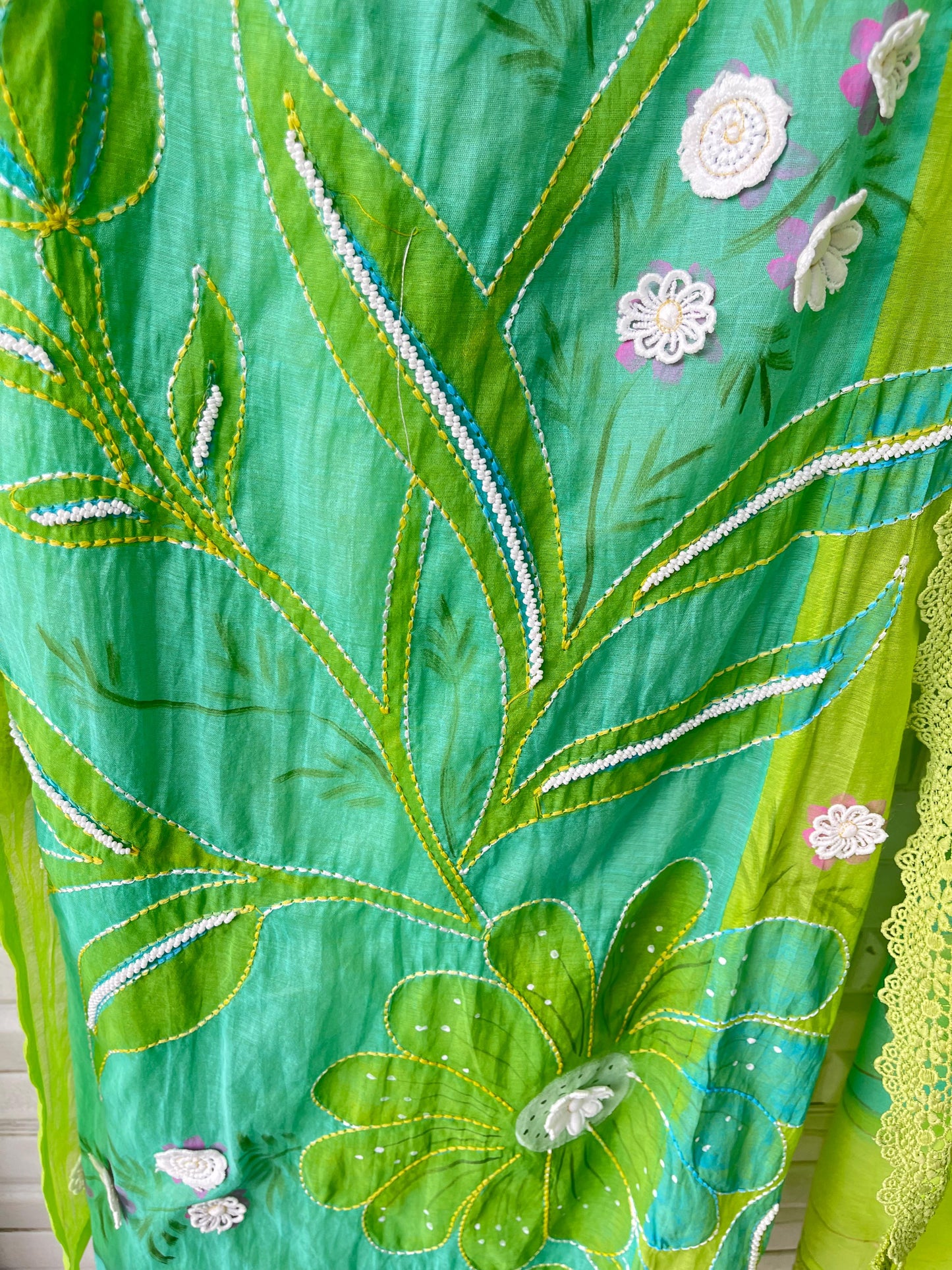 Mul chanderi unstitched ladies suit Rc17363