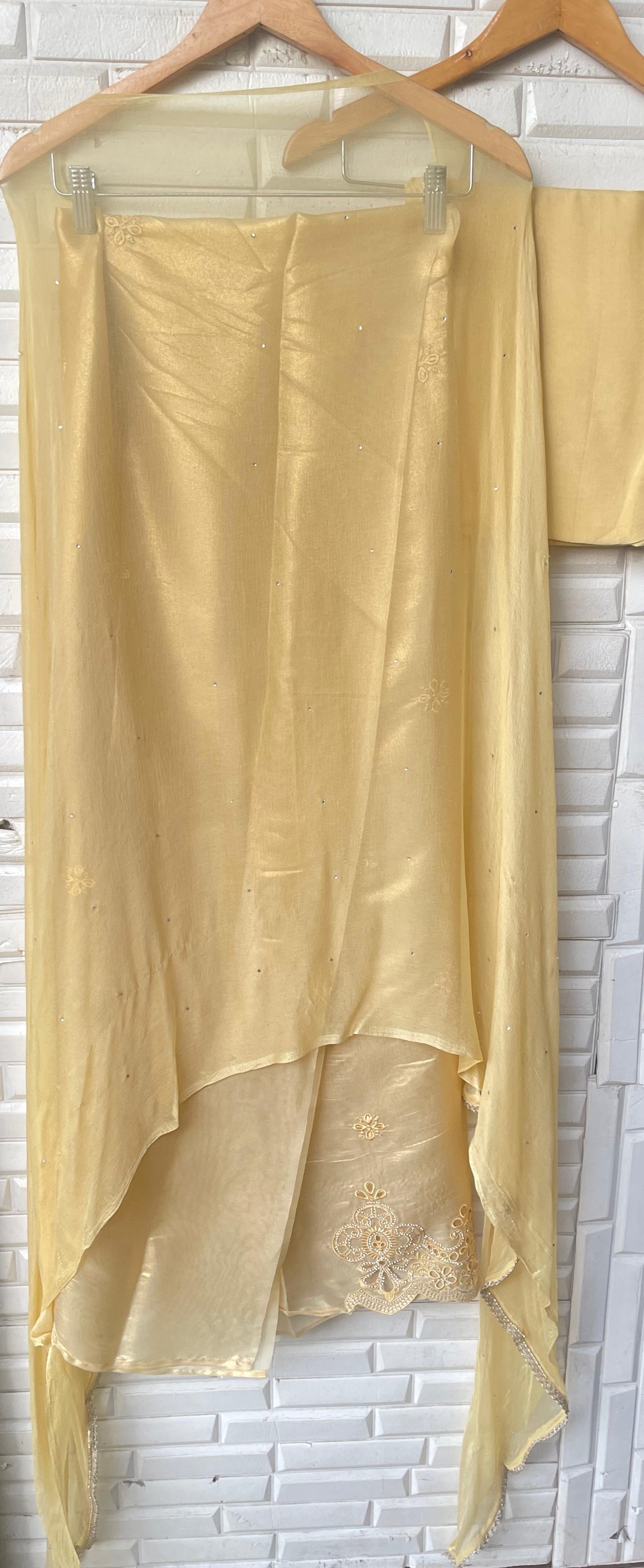 Shimmer paper silk unstitched ladies suit Rc17703 (c(