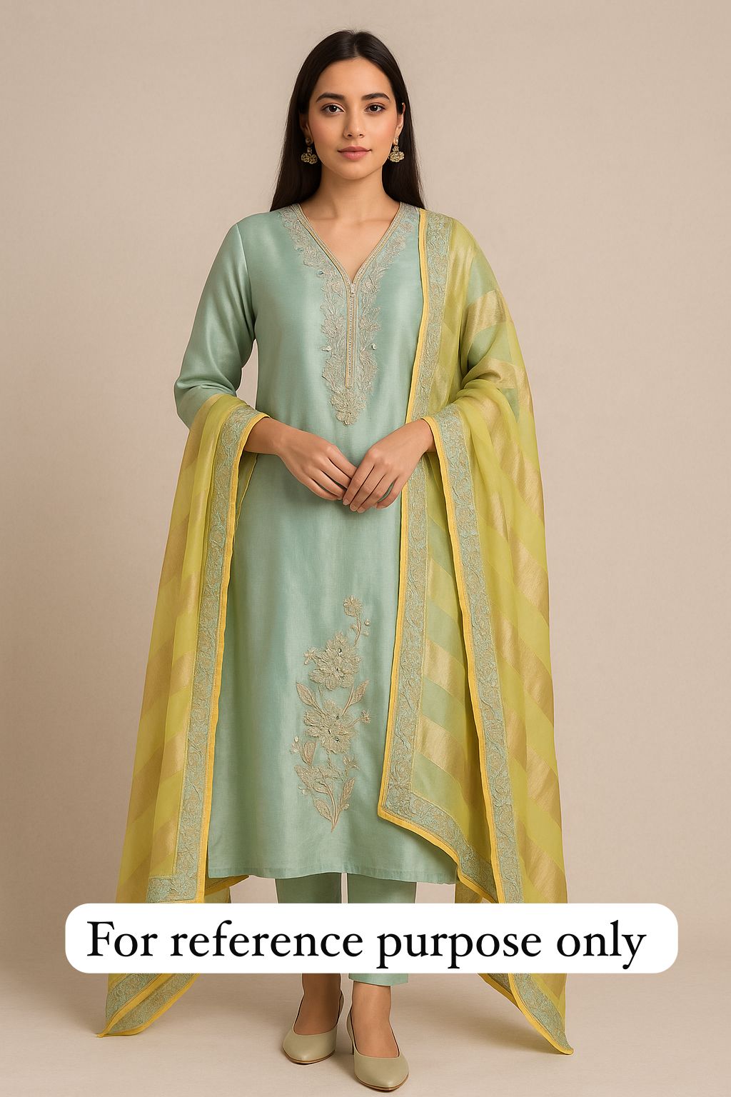 Shimmer silk unstitched ladies suit Rc17828