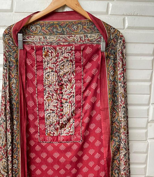 Cotton Unstitched Ladies Suit Rc17394(c)