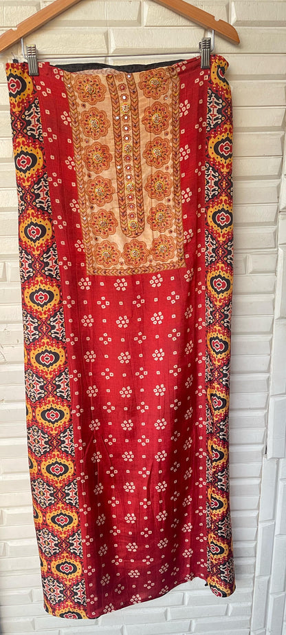 Muslin Unstitched Ladies Suit Rc16727