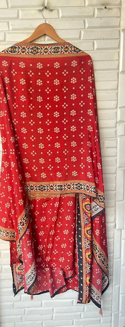 Muslin Unstitched Ladies Suit Rc16727