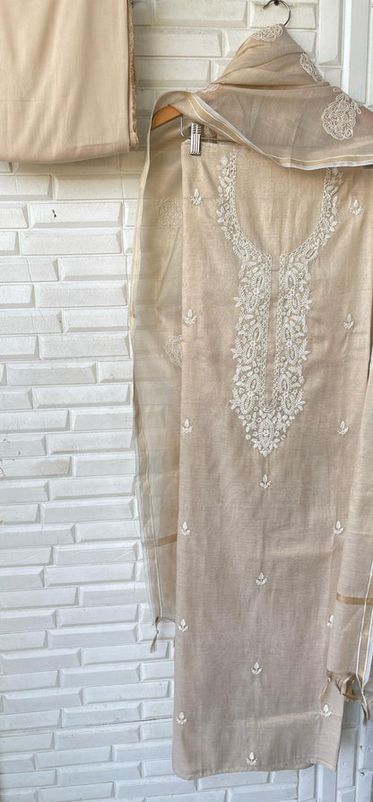 Shimmer Silk Unstitched Ladies Suit Rc16693
