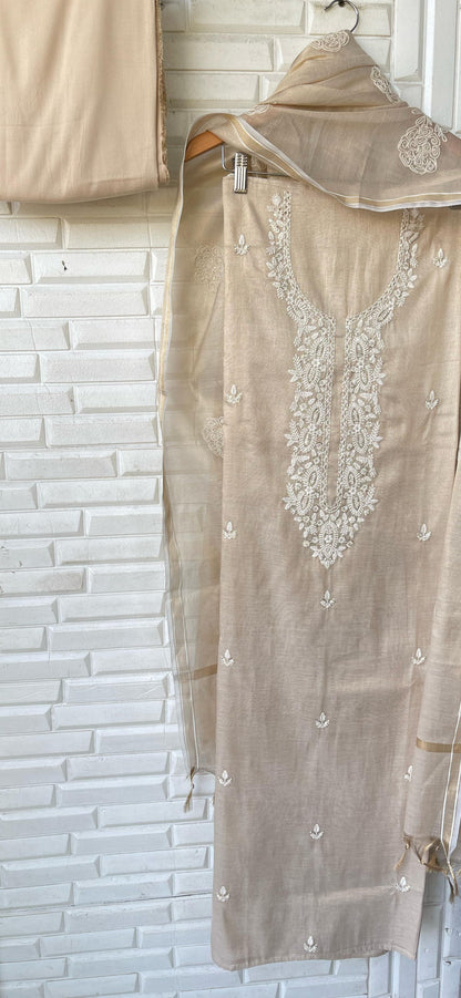 Shimmer Silk Unstitched Ladies Suit Rc16693