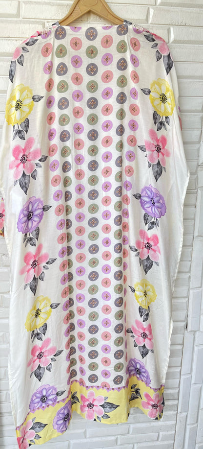 Muslin Unstitched Ladies Suit Rc16697