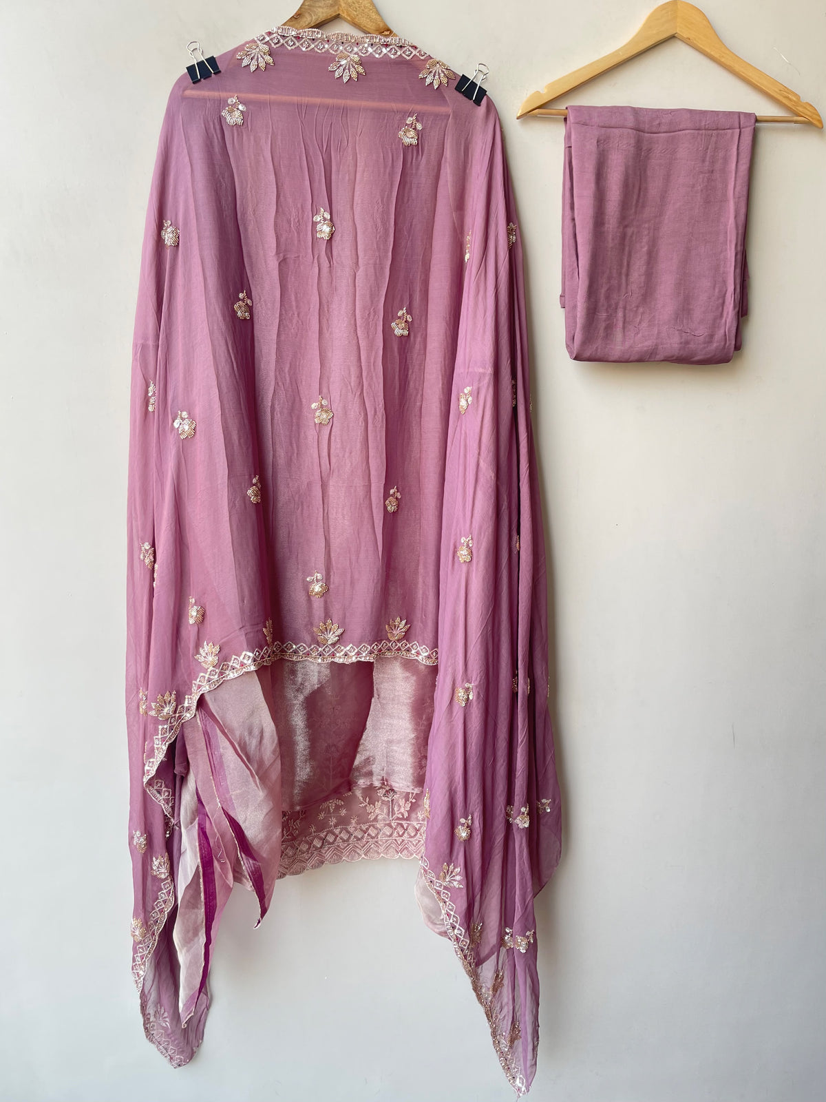 Festive Pure Shimmer Organza Tweed Resham Embroidered Unstitched Suit Set with Dupatta