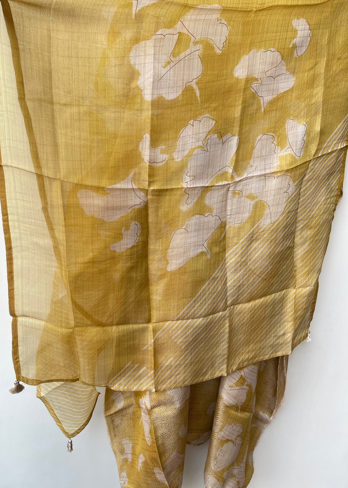 Pure Organza Silk Zari Embroidered Unstitched Suit Set with Tuile Dupatta