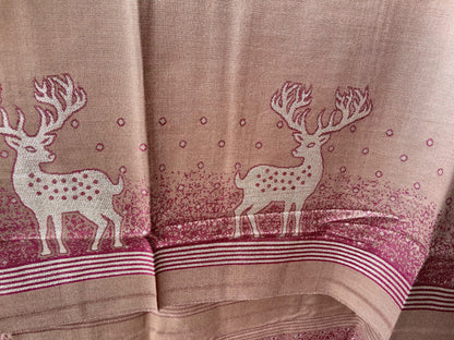 Winter Pashmina Woolen Zari Resham Weaving Printed Unstitched Suit Set