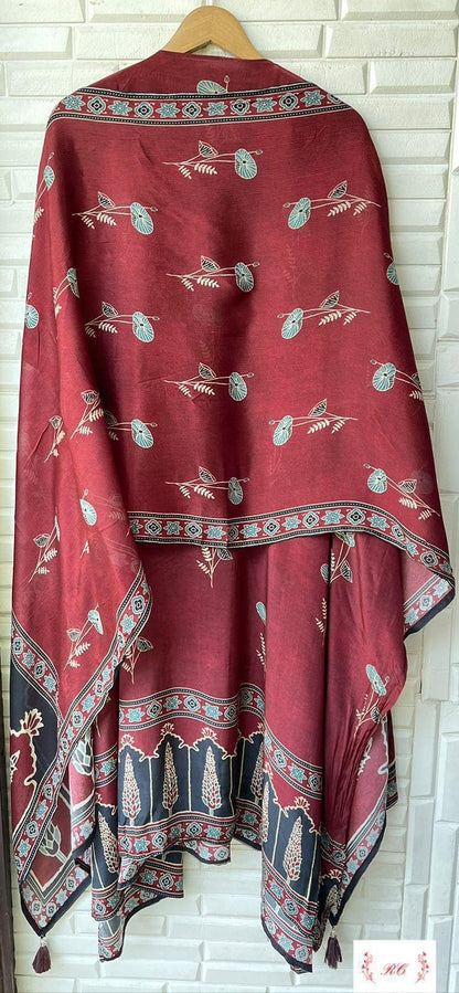 Pure Satin Silk Unstitched Suit Rc15486