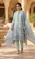 Organza Tuile printed ladies unstitched suit Rc19344