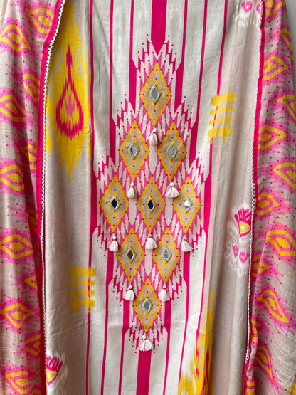Pure cotton printed ladies unstitched suit Rc19064