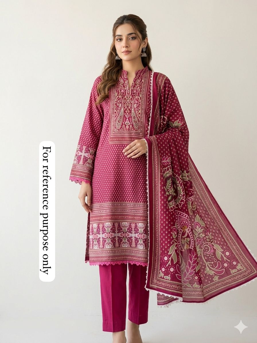 Mul Chanderi Unstitched Ladies Suit RC-18885 – view 3