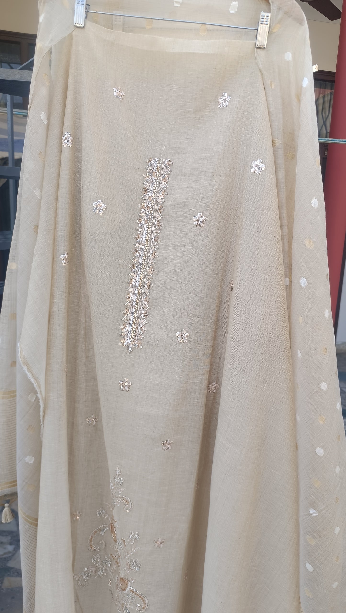 Mul chanderi unstitched ladies and Rc18492