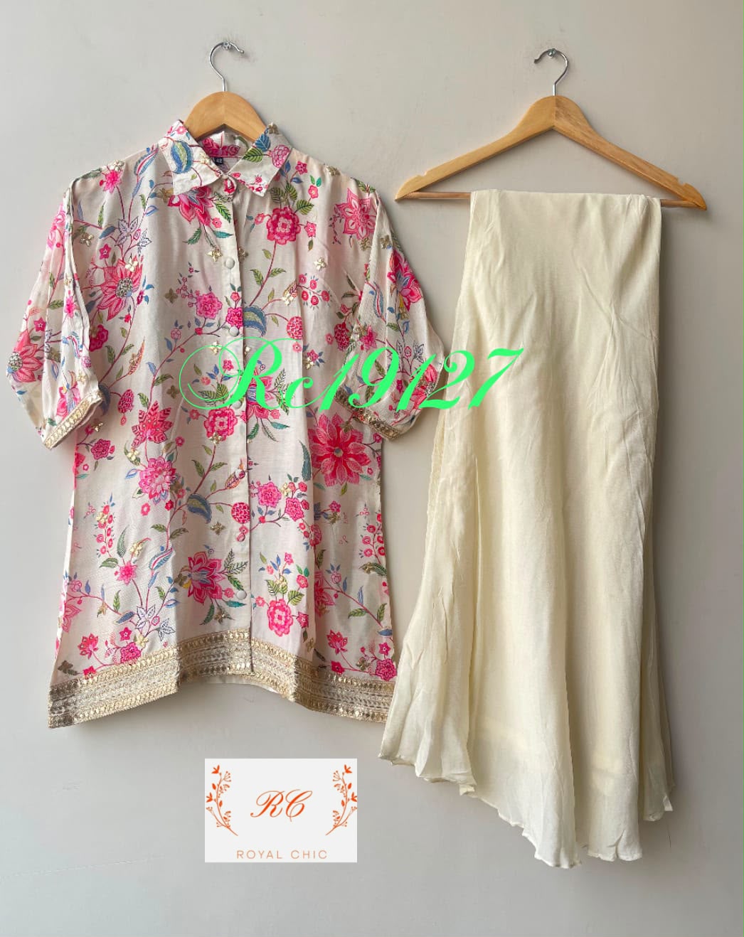 Chinnon fabric stitched ladies coord set Rc19127