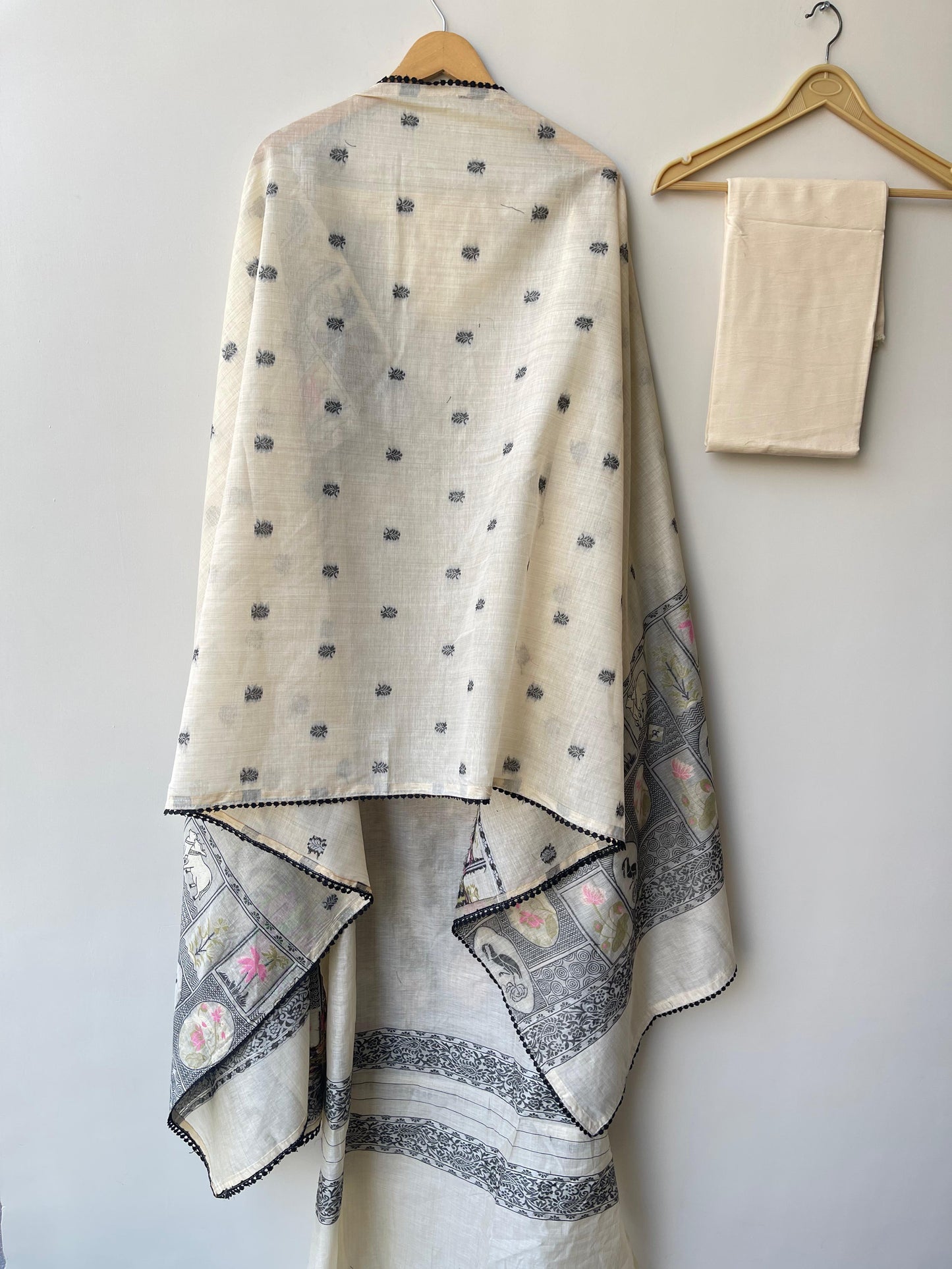 Mul Chanderi Unstitched Ladies Suit RC-18679 – view 7