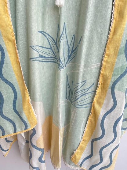 Linen printed unstitched ladies suit Rc18477