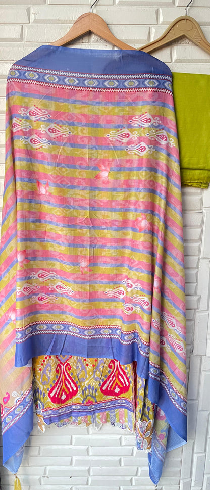 Cotton printed unstitched ladies suit Rc17585