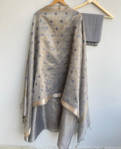 Shimmer linen unstitched ladies suit Rc18845