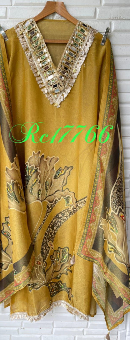 Shimmer silk unstitched ladies suit Rc17766