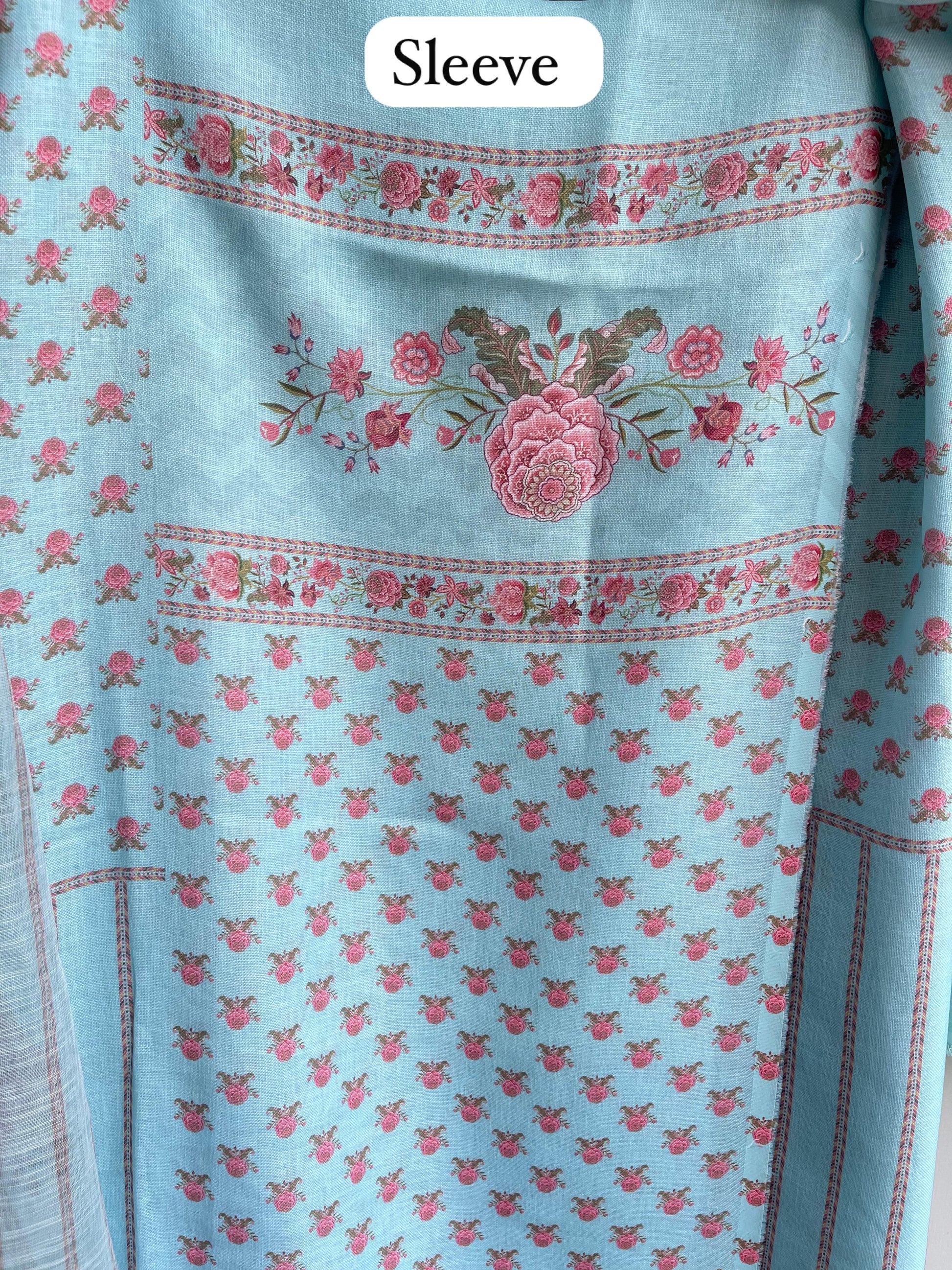 Cambrick Cotton Unstitched Ladies Suit RC-18444 (a) – view 5