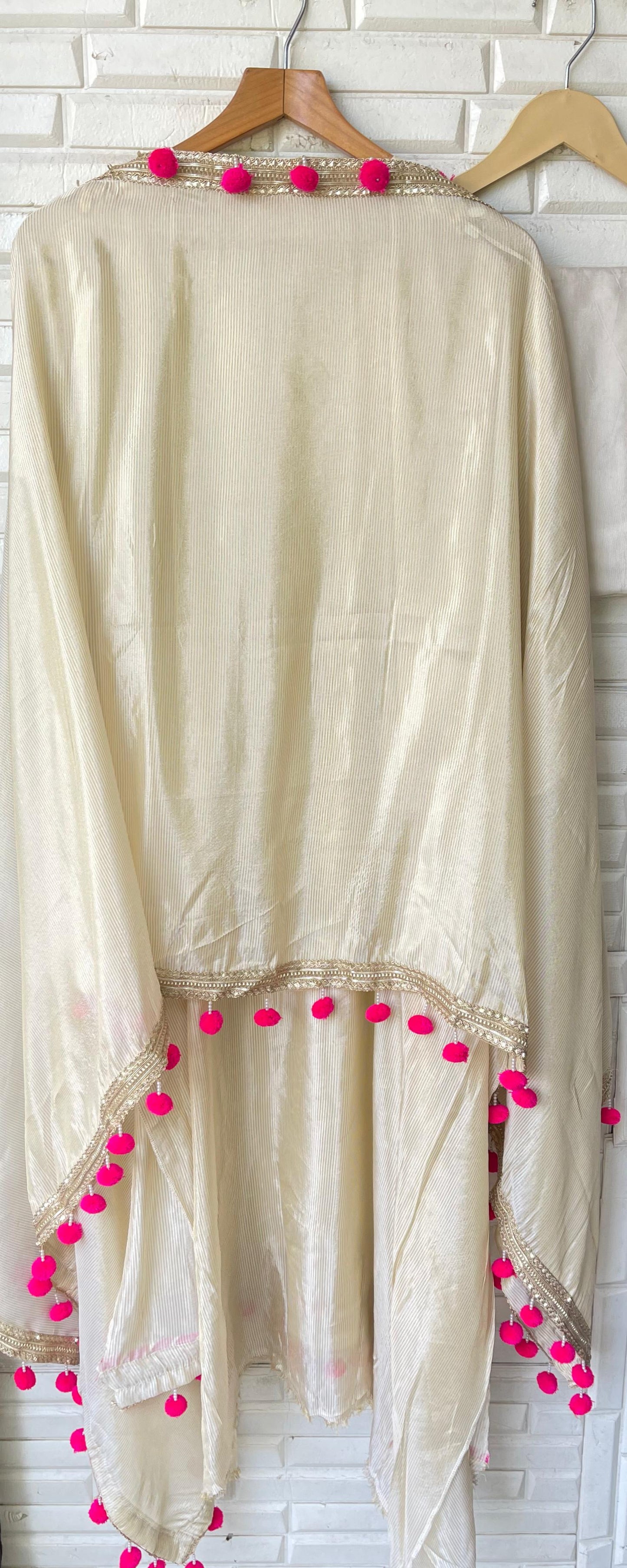 Banarasi shimmer silk unstitched ladies suit Rc17801