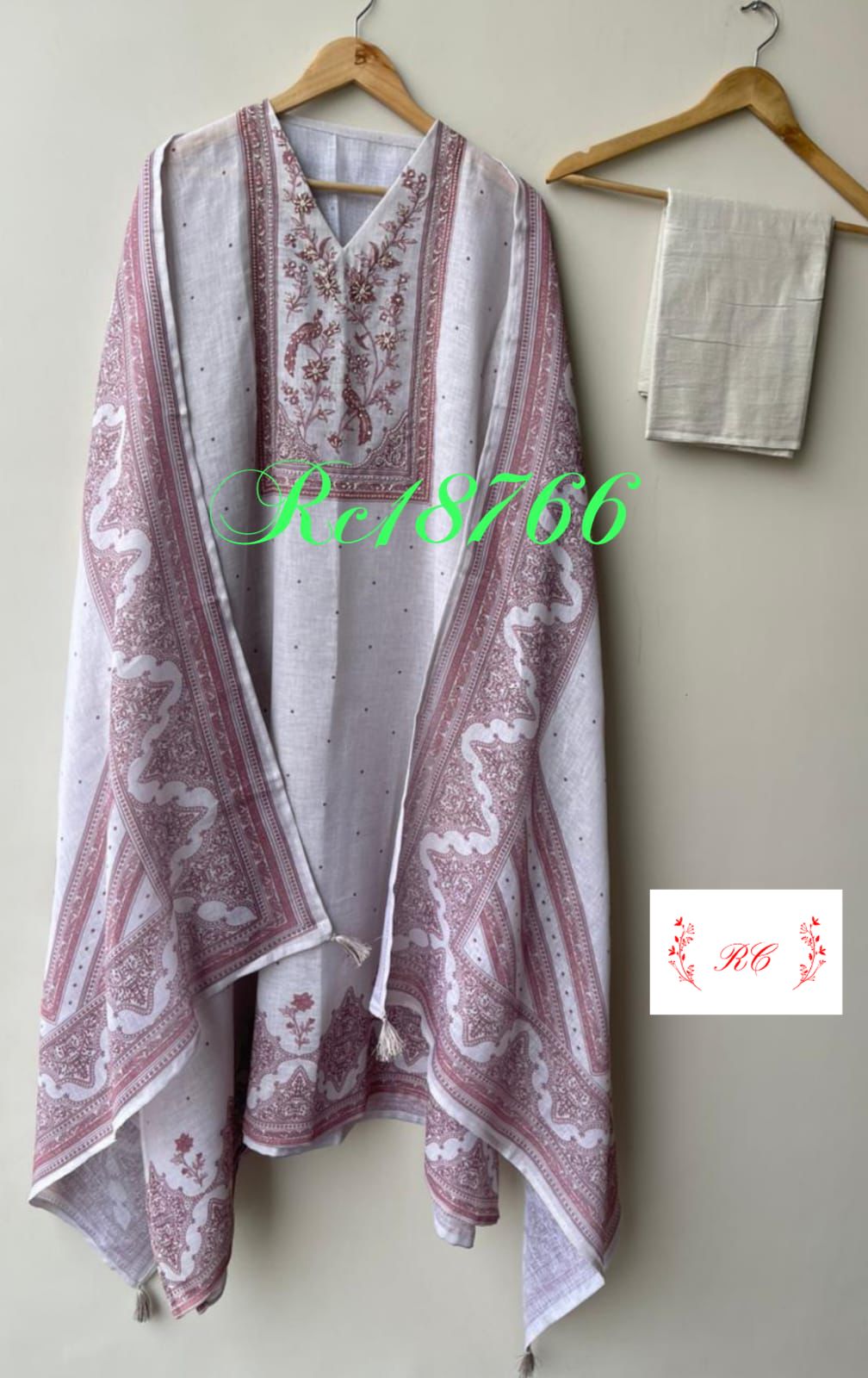 Fine Linen Printed Unstitched Ladies Suit RC-18766 (a) – view 4