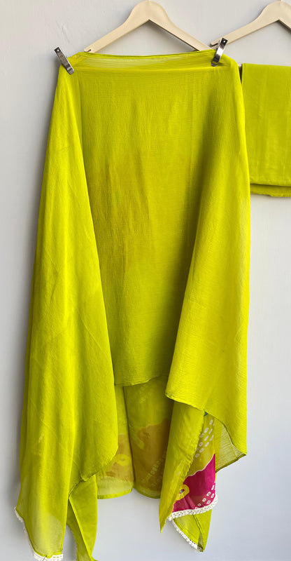 Glass organza unstitched ladies suit Rc17910