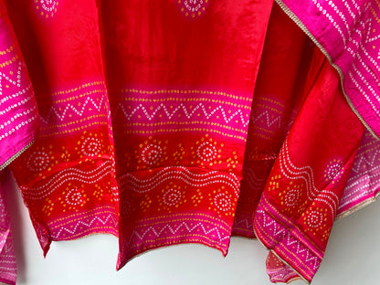 Gajji silk printed unstitched ladies suit Rc19201