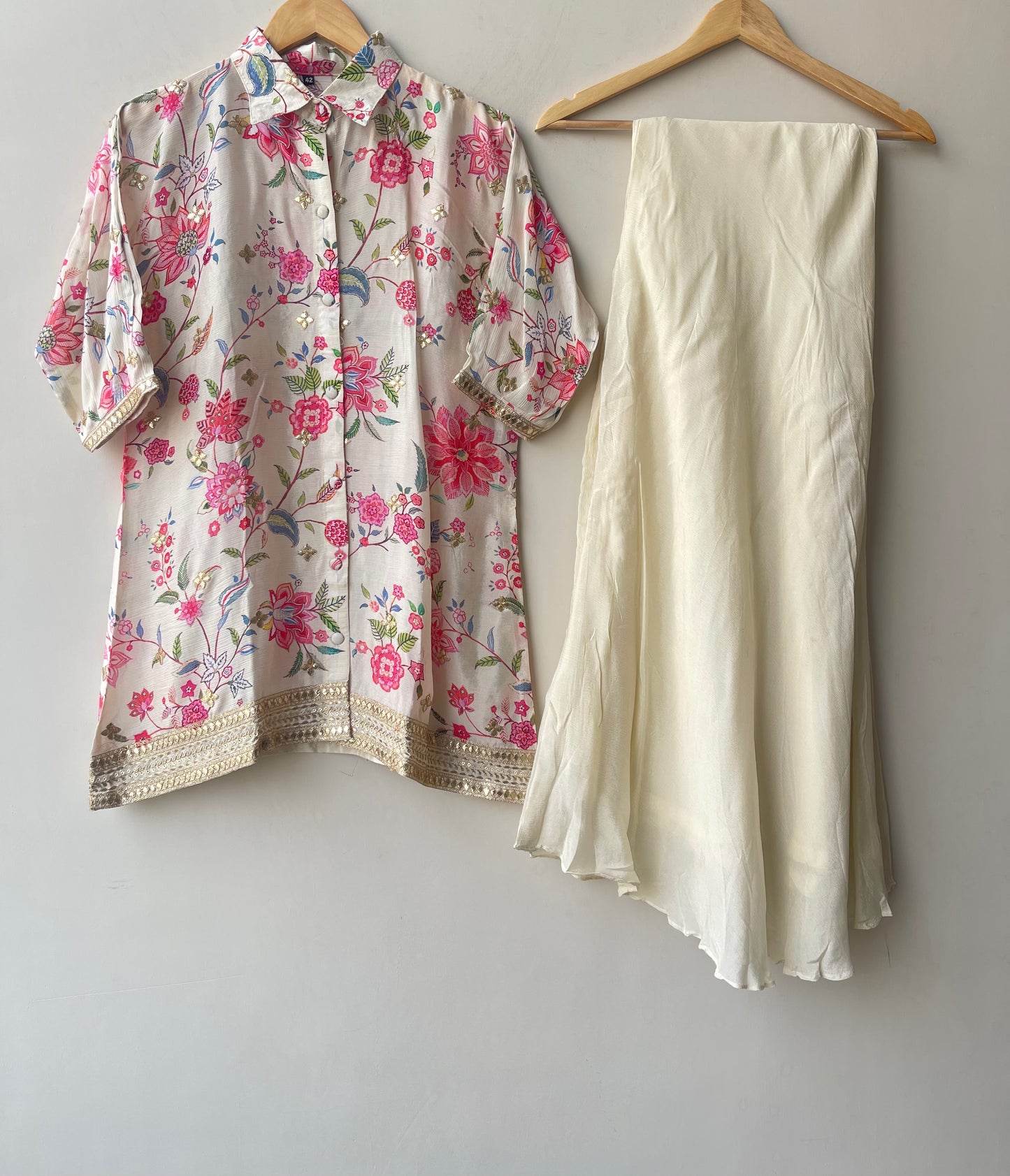 Chinnon fabric stitched ladies coord set Rc19127