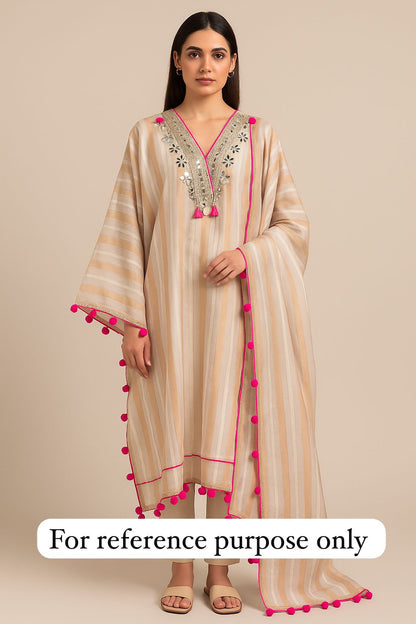 Banarasi shimmer silk unstitched ladies suit Rc17803