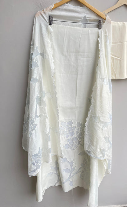 Soft mul chanderi unstitched ladies suit Rc18591