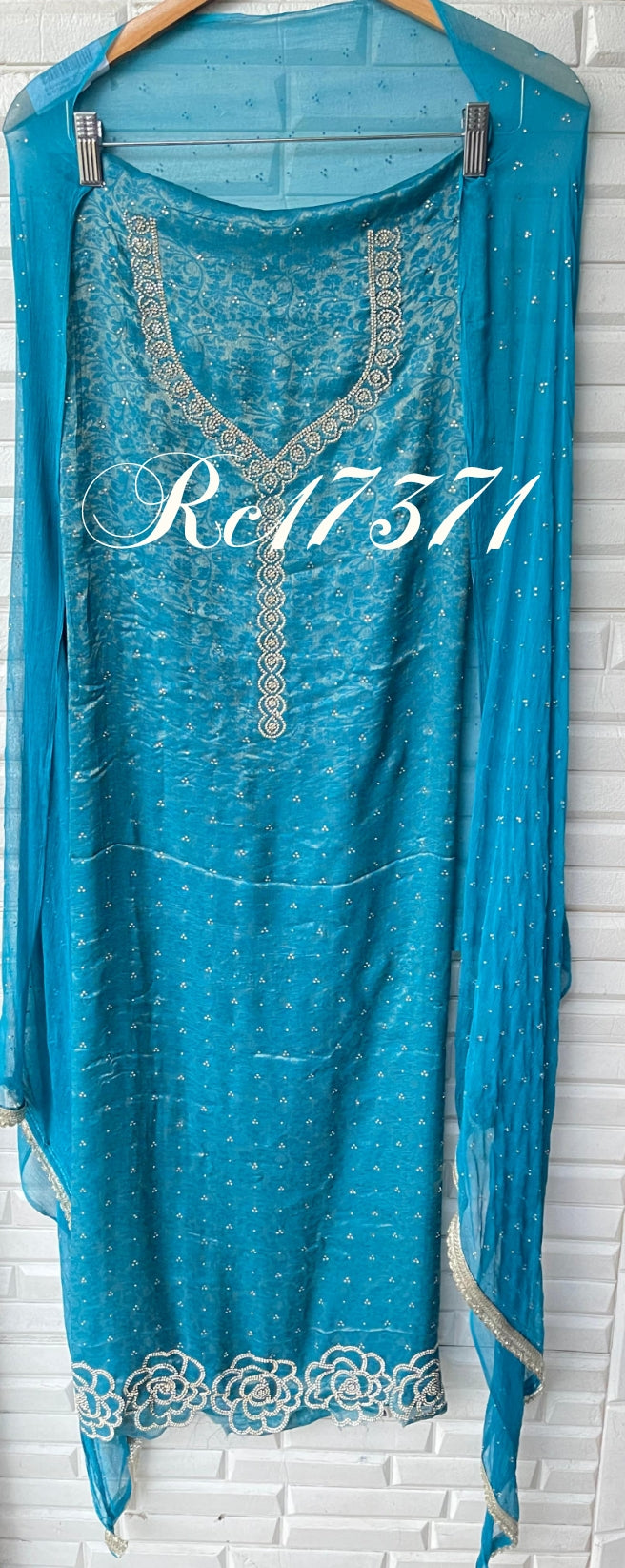 Organza unstitched ladies suit  Rc17371 (a)