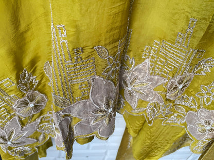 Silk fabric unstitched ladies suit Rc17833 (b)