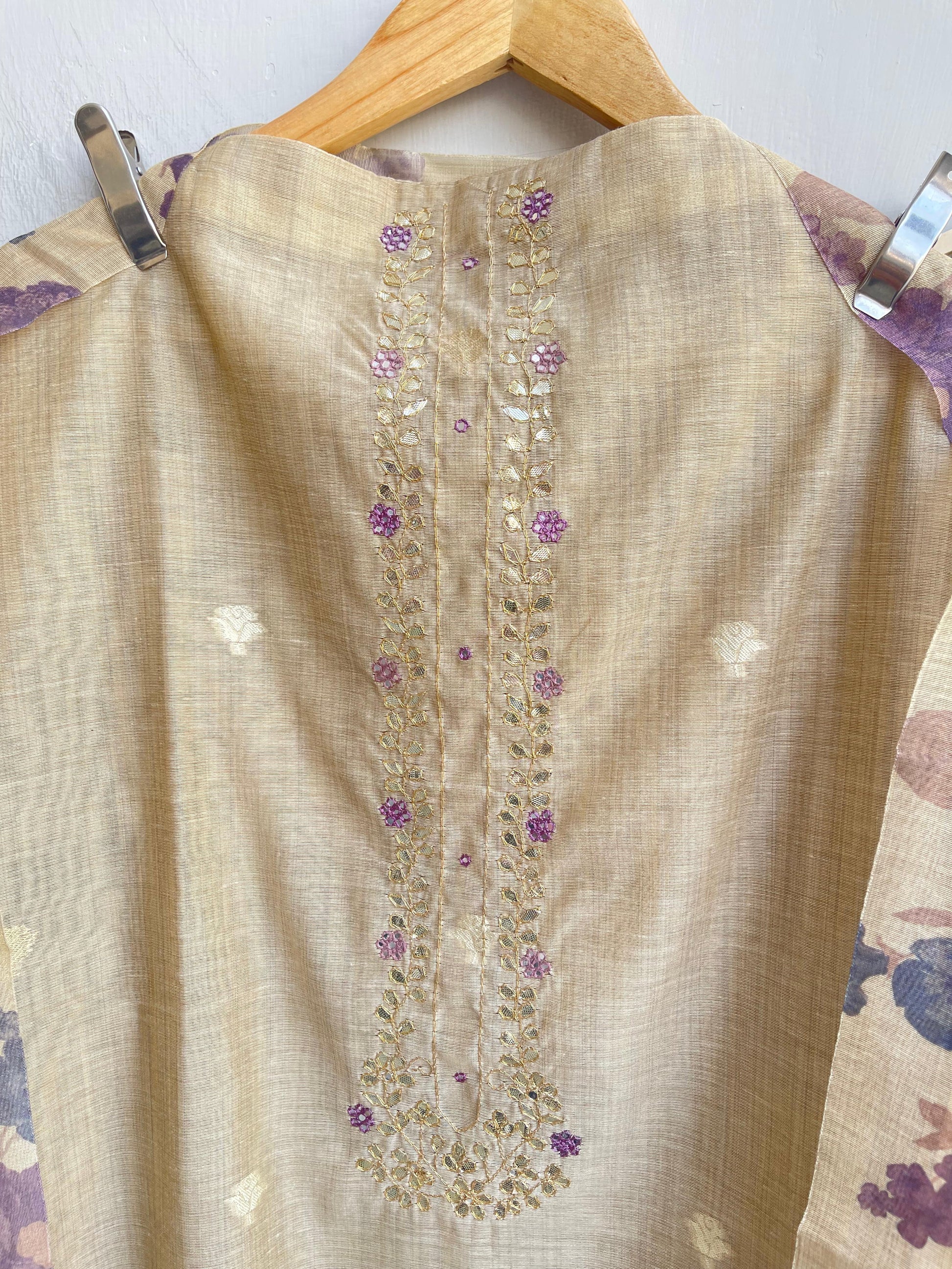Mul Chanderi Unstitched Ladies Suit RC-18450 (c) – view 6