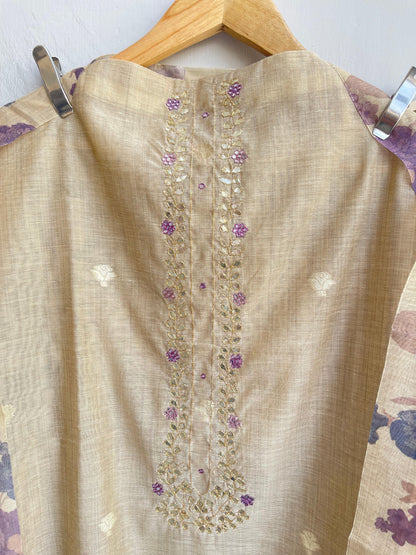 Mul Chanderi Unstitched Ladies Suit RC-18450 (c) – view 6