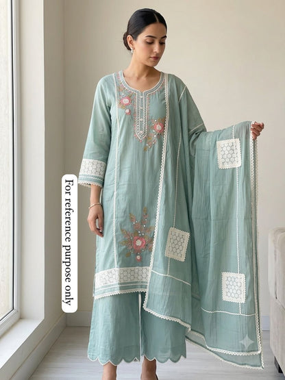 Mul chanderi unstitched ladies suit Rc18948