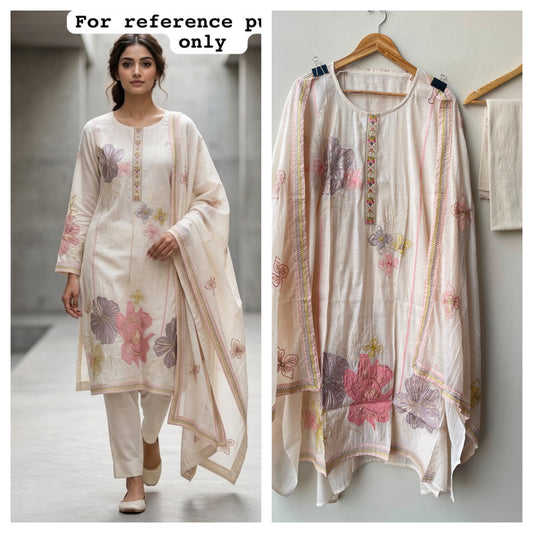 Mul chanderi unstitched ladies suit Rc19204 (b)