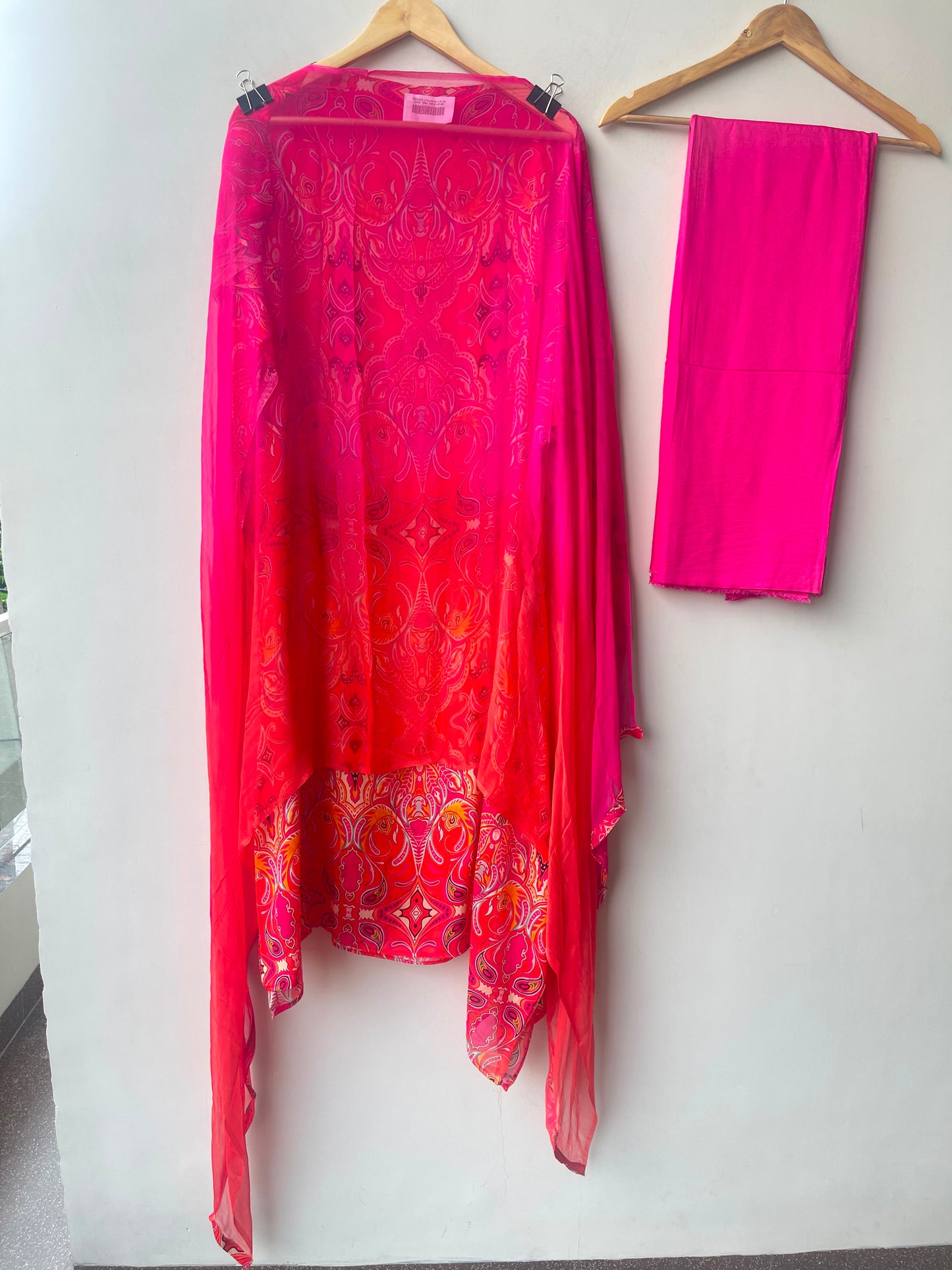 Organza Tuile printed ladies unstitched suit Rc19146