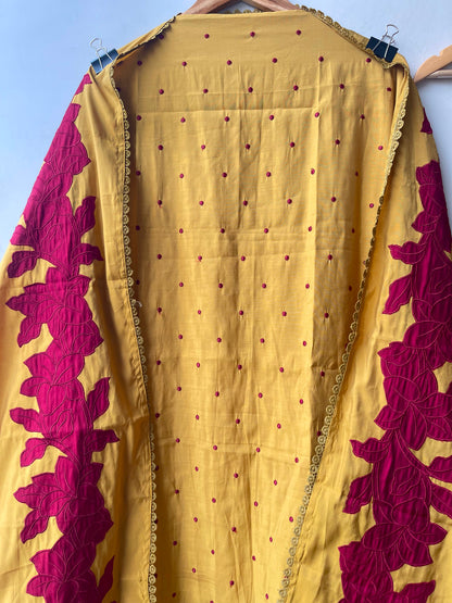 Mul Chanderi Unstitched Ladies Suit with Patchwork RC-19232 - Royal Chic by Priti (photo 6)