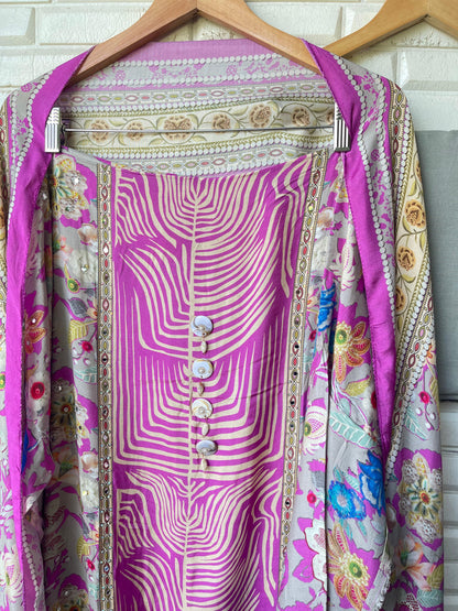 Muslin printed unstitched ladies suit Rc17730