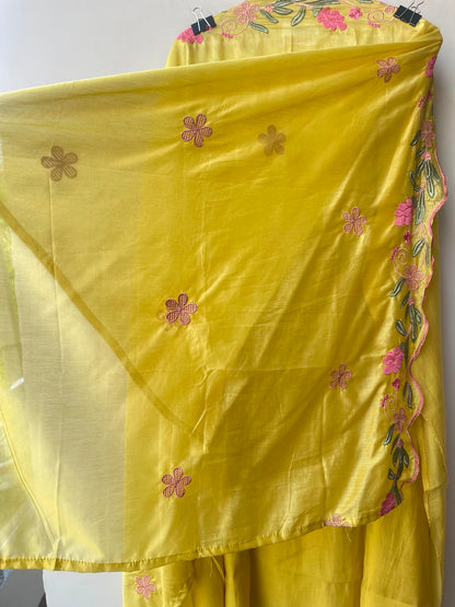 Mul chanderi unstitched ladies suit Rc19308 (b)