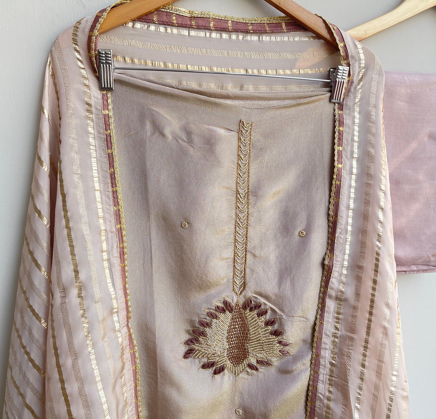 Shimmer silk unstitched ladies suit Rc17926 (a)