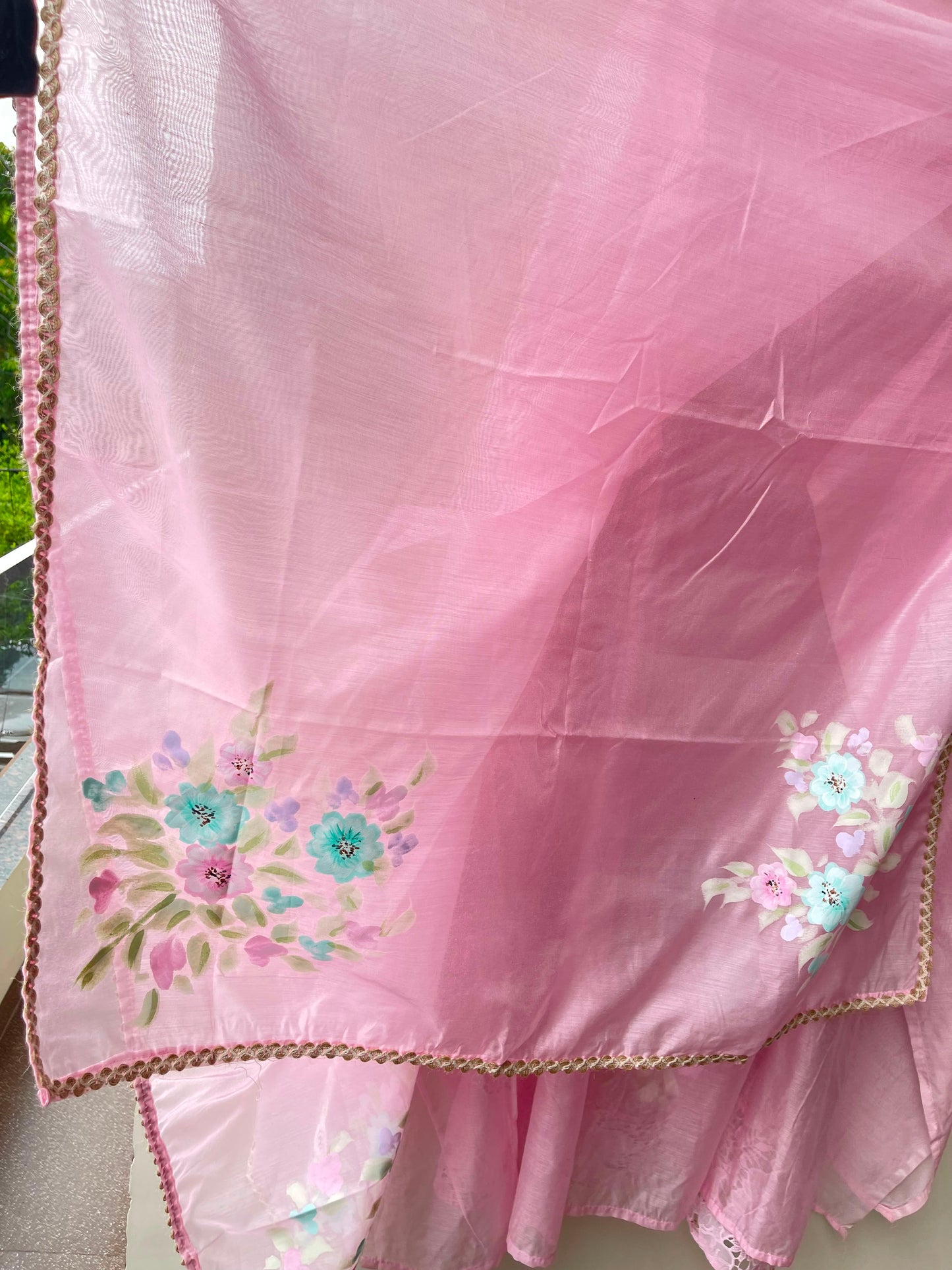 Mul chanderi unstitched ladies suit Rc18969 (a)