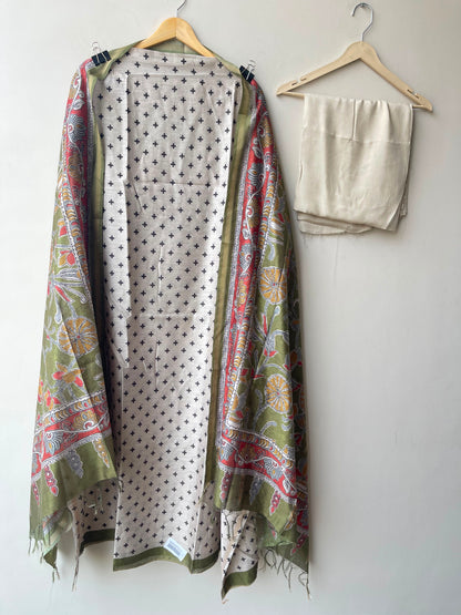 Mul chanderi maheshwari printed unstitched ladies suit Rc19070 (c)