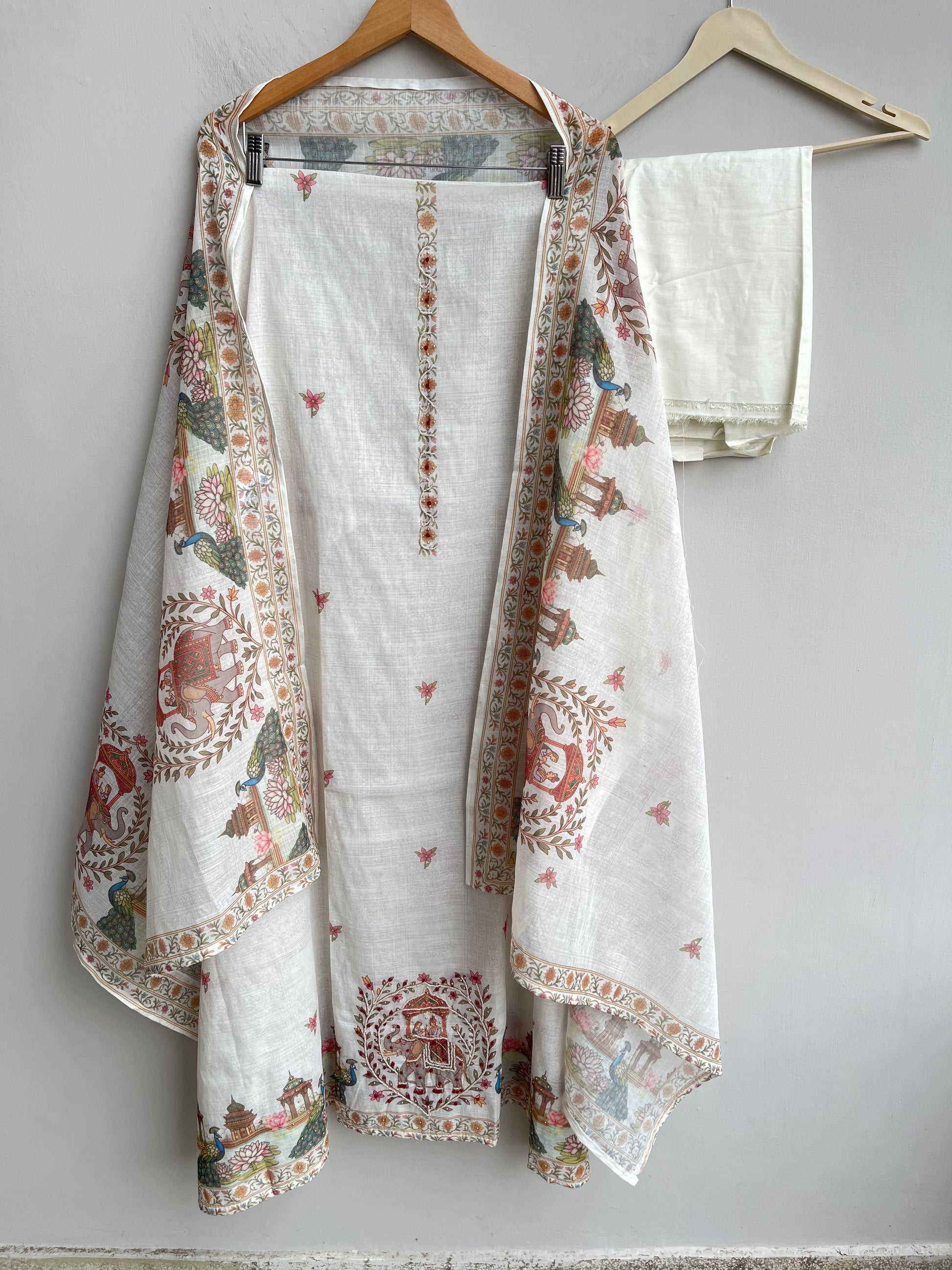 Linen Printed Unstitched Ladies Suit RC-18607 – view 6